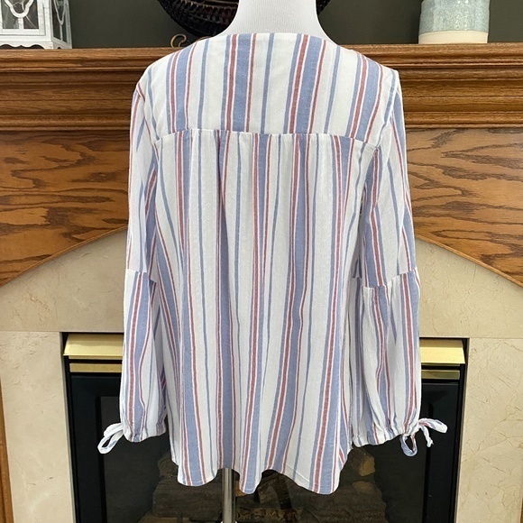 Mod Lusive Boho Balloon Sleeve Blouse Size: S - Picture 7 of 12